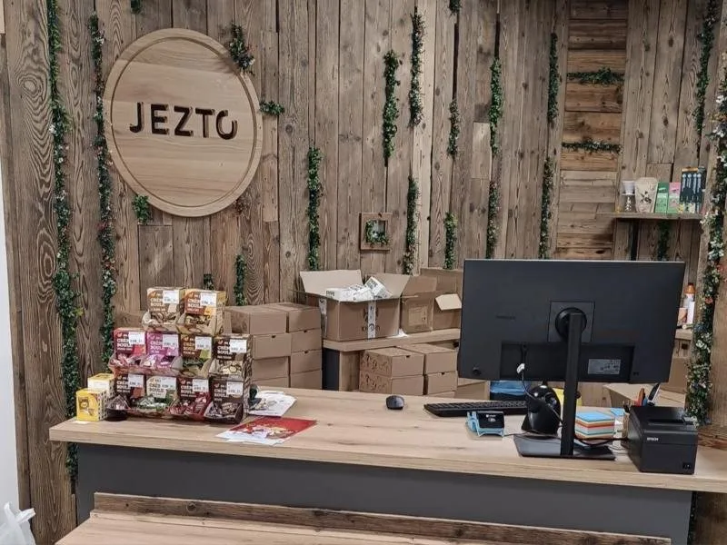 Interiér prodejny Jezto